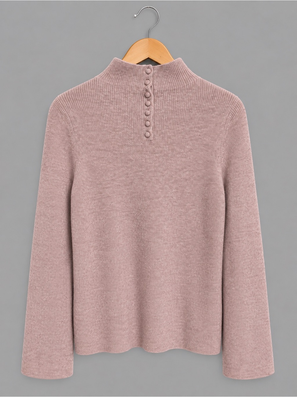 Cynthia Rowley 100% 2-Ply Cashmere Blush Bell Sleeve Sweater Size M - Picture 4 of 7